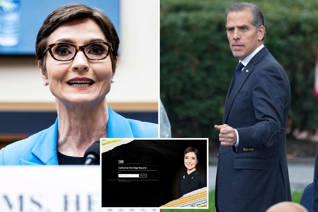 CBS reporter Catherine Herridge — who was fired amid reporting on the Hunter Biden laptop — releases newsletter