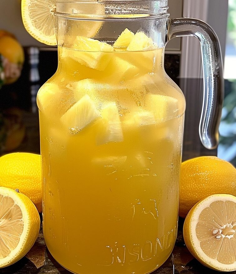 Limonada de Abacaxi com Limão