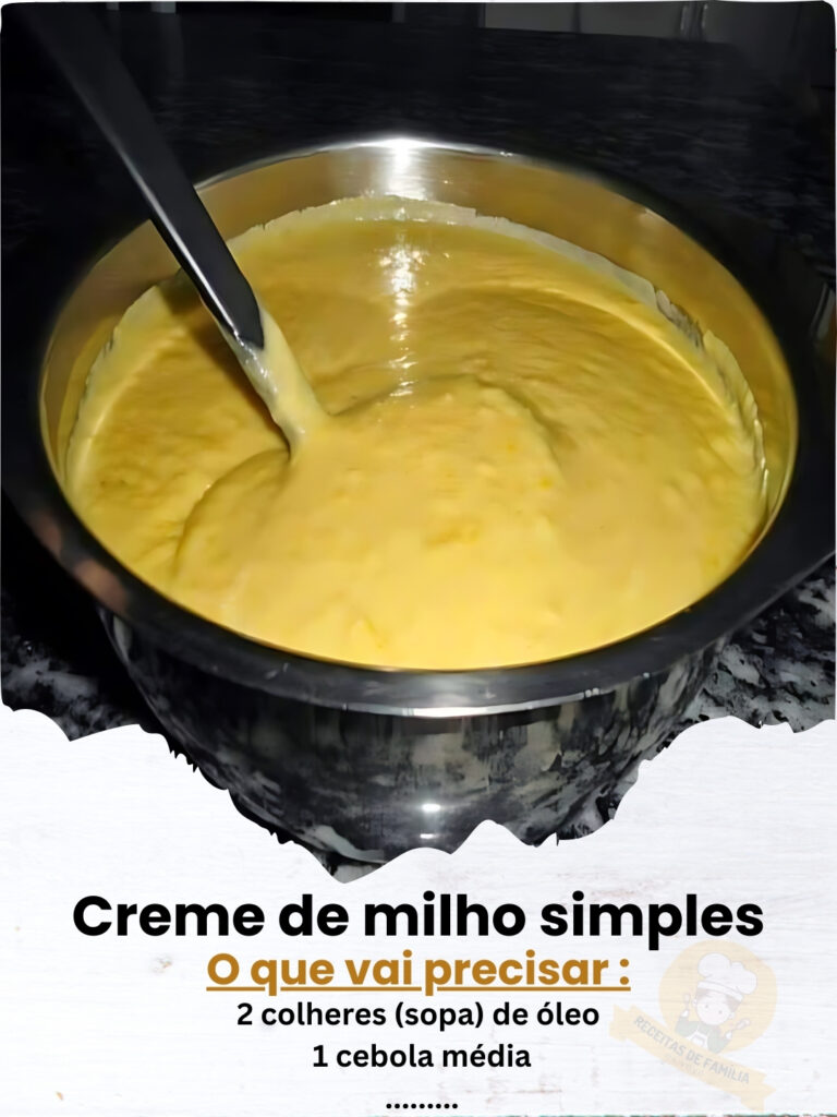 Creme de milho simples